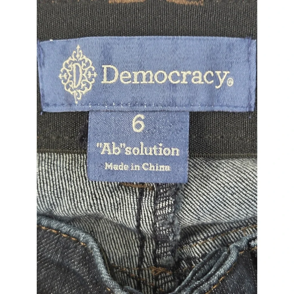 Democracy Ab solution Skinny Jeans Dark Wash Indigo B1105ADBX Womens 6